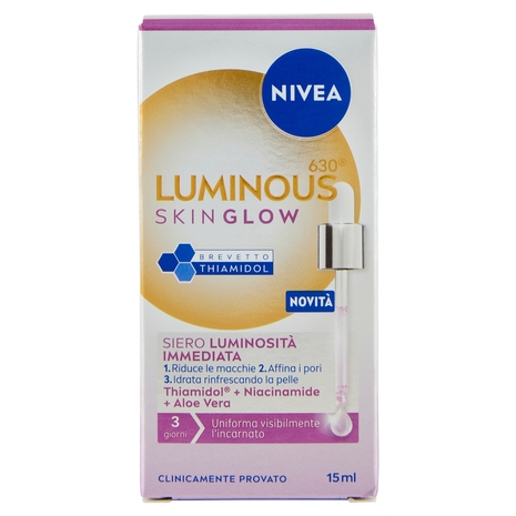 Nivea Luminous630 Skin Glow Siero Luminosità Immediata 15 ml
